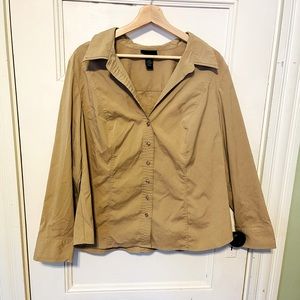 Lane Bryant Size 18/20 Long sleeve button up shirt